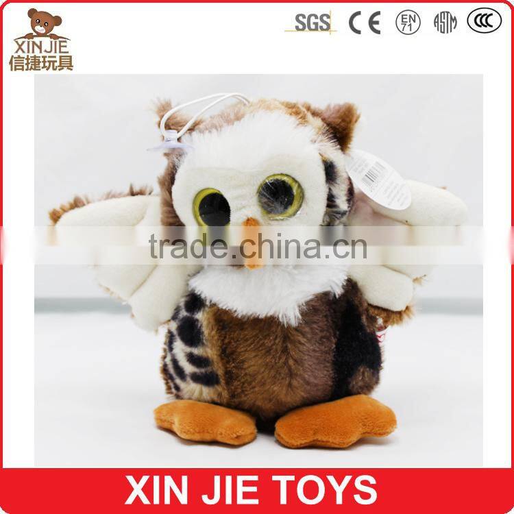big eyes plush owl toy good quality stuffed eagle toy factory hot sale plush owl soft toy