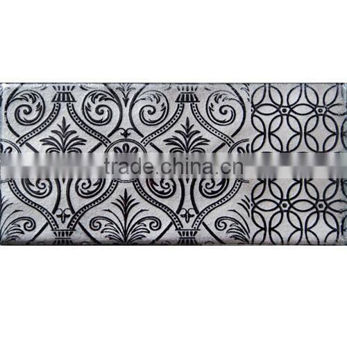 EMBOSS 100*200mm rustic metal ceramic kitchen tile porcelain floor tile