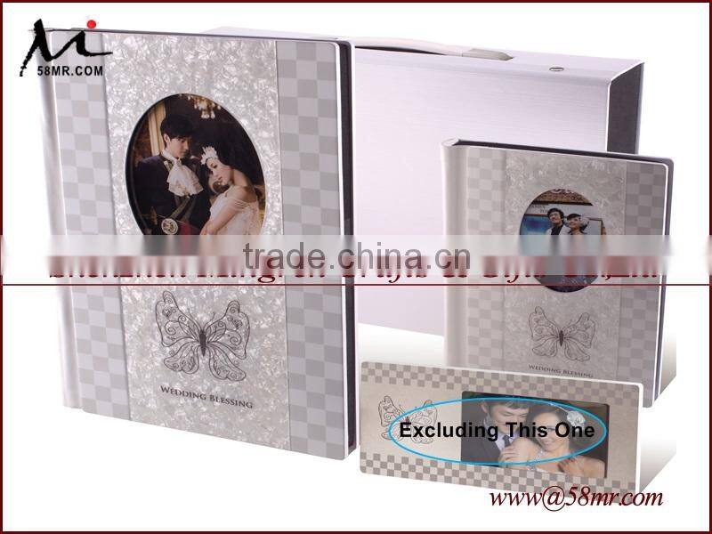 Nice Digital Wedding Photo Album Cover, Leather Acrylic Album Cover Design