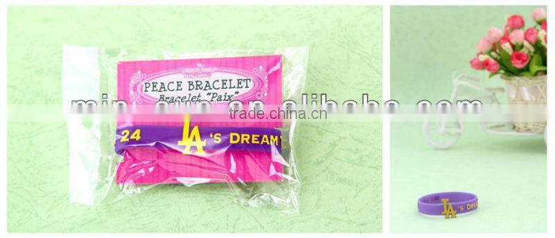 2014 newest custom design gift silicone rubber bangle