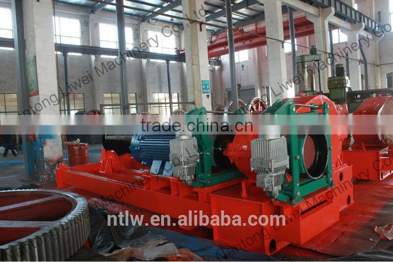 68KN double drum high speed electric winch