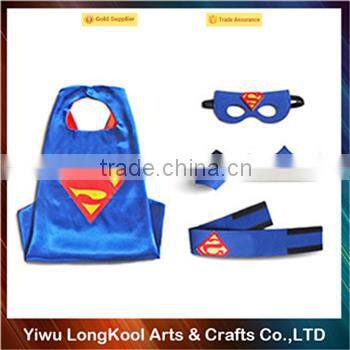 Most popular children cape dresses super hero cape and mask wholesale masquerade superhero cape