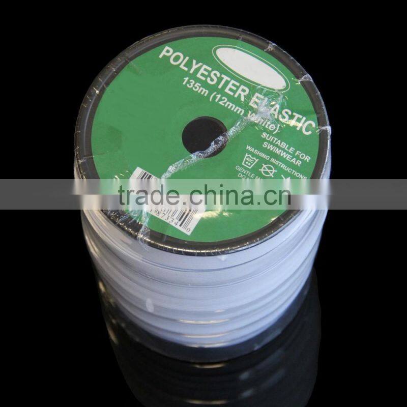 High elasticity braided elastic in bobbin
