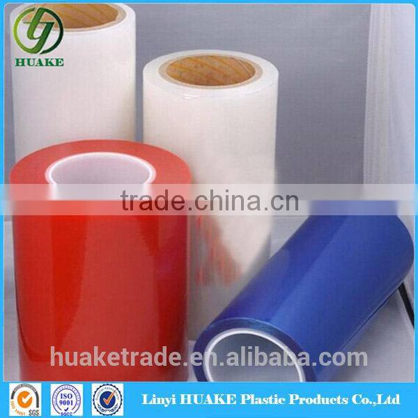 2016 Name Brand Adhesive Pe Electrostatic Protective Film For Tempered Glass