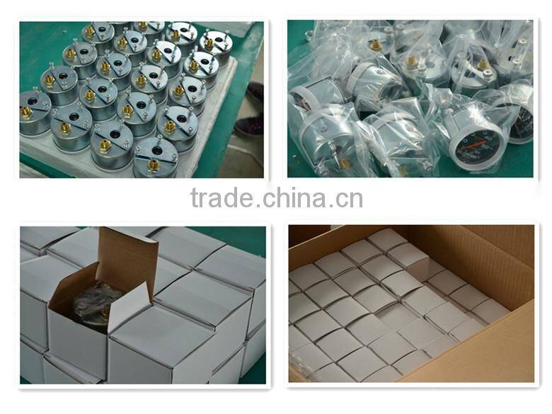 2014 hot sale stainless steel bourdon tube pressure gauge made in china