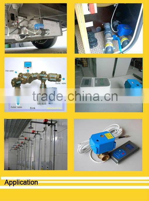 3 way T flow motorizd water ball valve for solar water system hot water control system cold water
