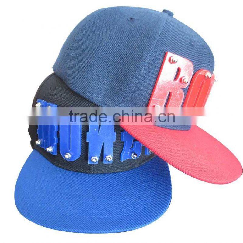 100% acrylic custom snapback cap,snapback baseball cap
