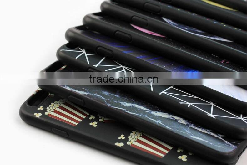 black 2016 celulares android cell phone case for oneplus 3 tpu printing 3d cover for oneplus 2 phonecase