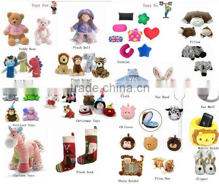 wholesale dino shape baby squeaky rattle toy / ICTI audited CE/EN71 standard soft rattle plush baby toys