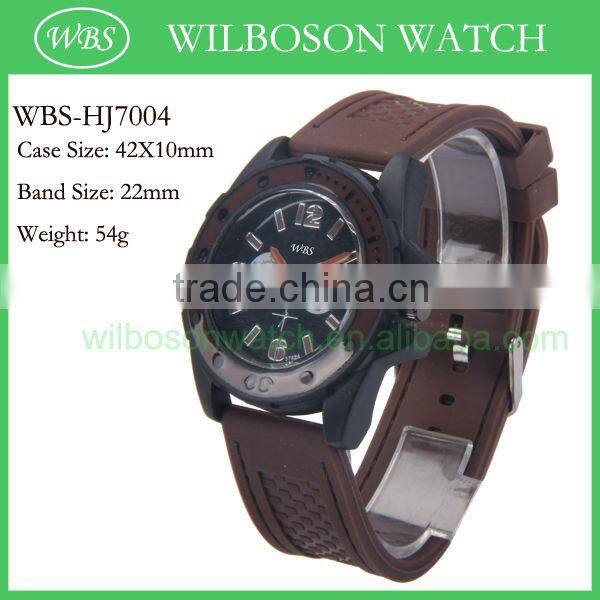 Candy silicon watch with stainless steel buckle