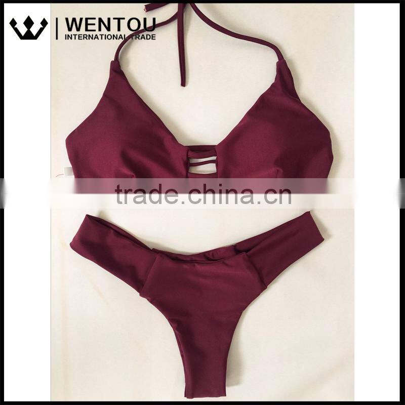 Wentou Hot Selling Sexy Women Brazilian Swimsuit Bikini