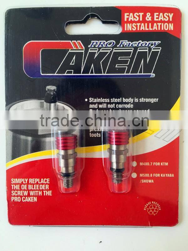 Competitive Price M5X0.8 FORK AIR BLEEDER VALVE for crf 450