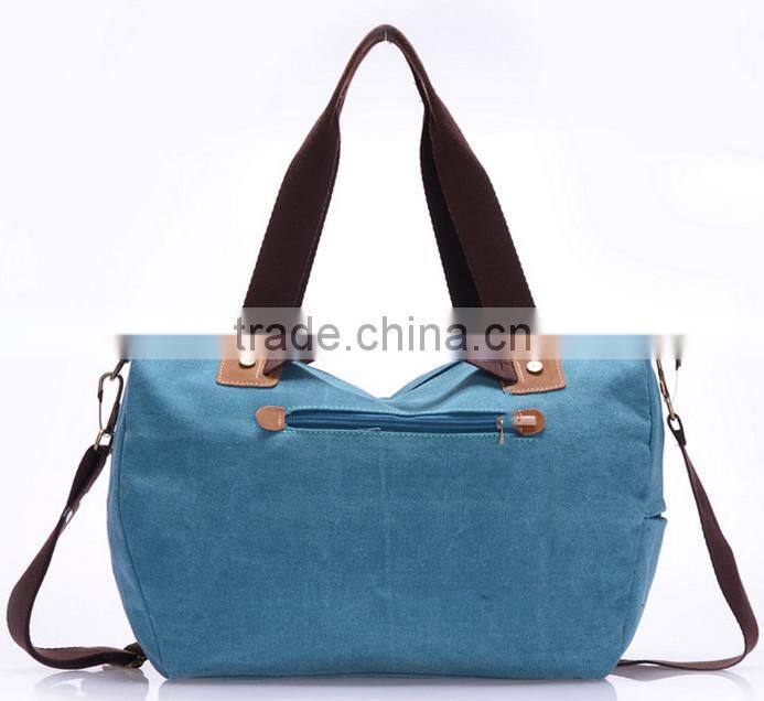 Multifunctional shoulder bags messenger bags canvas fashion woman bags wholesale