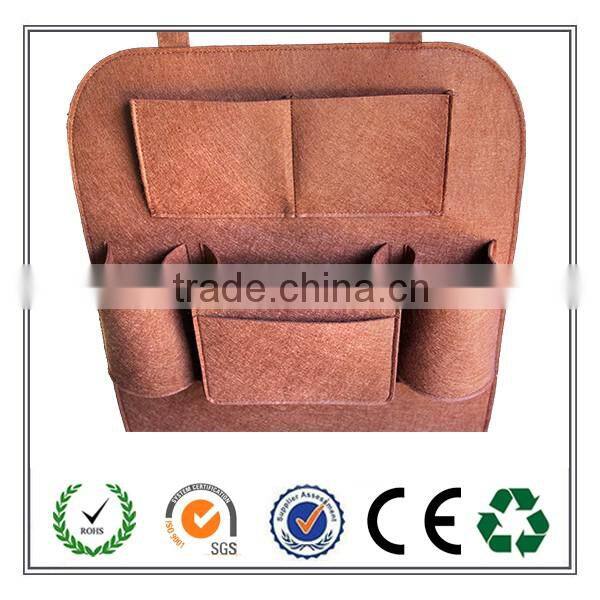New products 2016 High Quality Felt Car back seat organizer with Various colors