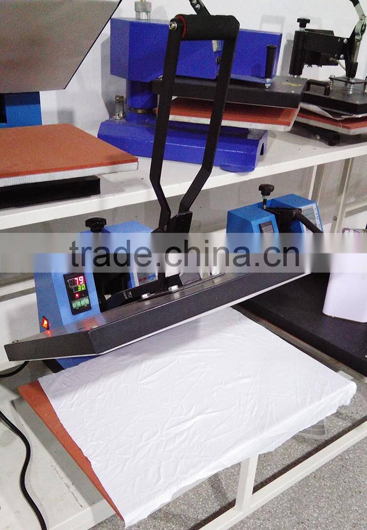 Best quality manual t-shirt printing heat transfer press machine