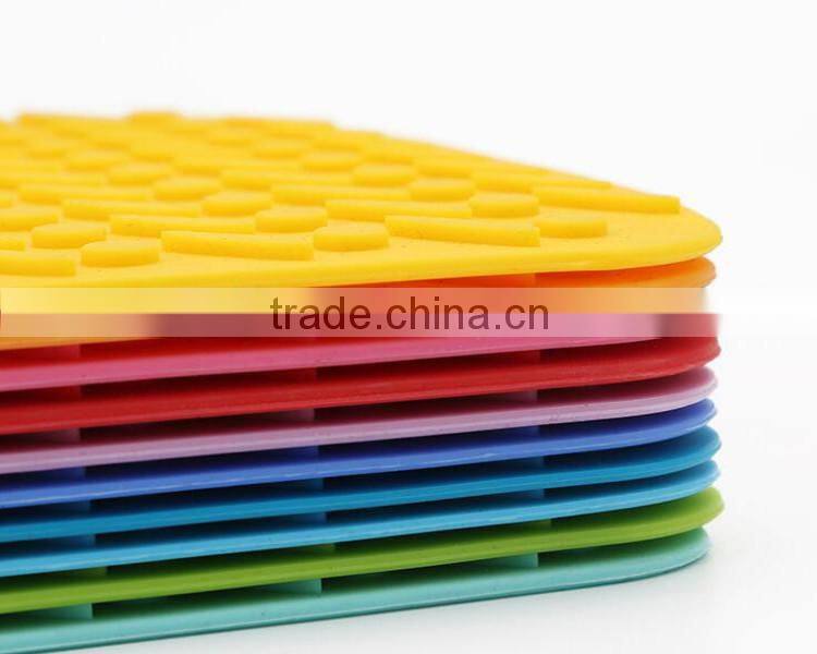 2016 High quality heat resistant rubber mat/ silicone mat