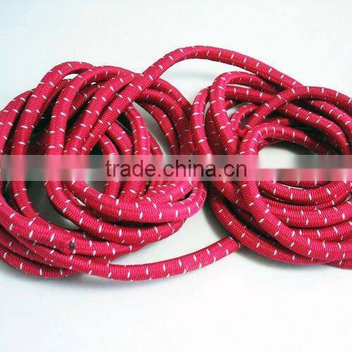 Supply new style garment used elastic antifatigue black elastic rope