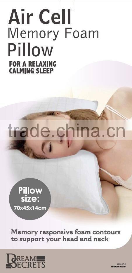 Air Cell Memory Foam Pillow