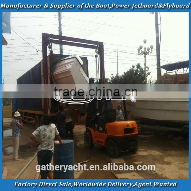 Gather 8m fiberglass boat hulls for sale