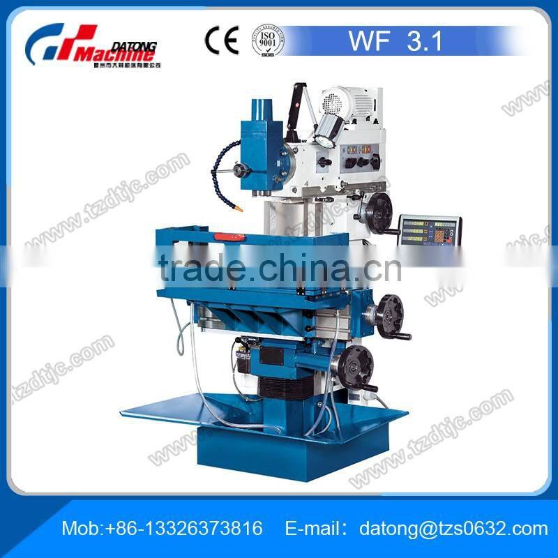 Tool Milling Machine WF 3.1 including digital position indicator and maximum efficiency and easy operation -