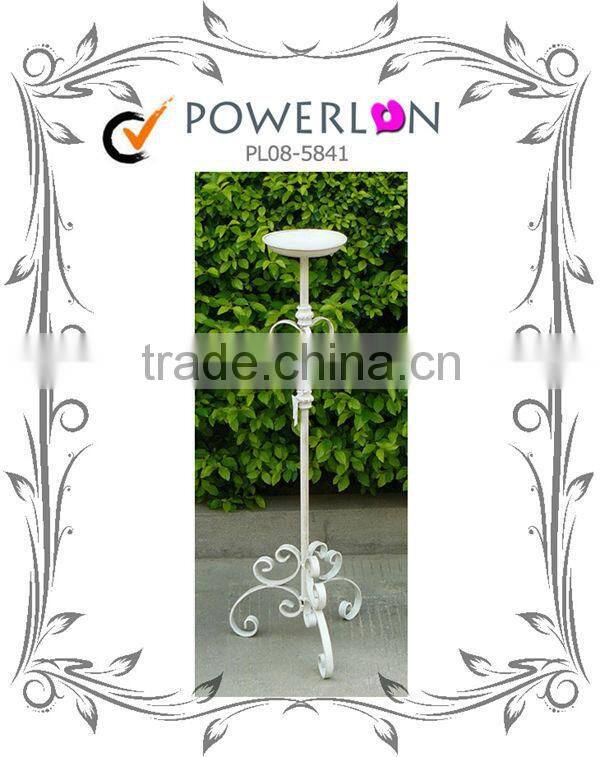 Vintage Antique Metal Standing Wrough Iron Candle Holder Home Furniture For Decoration Indoor TS05 G00 C00 X00 PL08-5840
