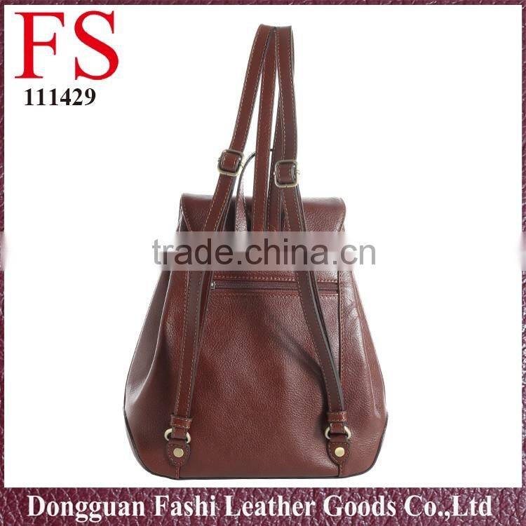Classical Leather Custom Ladies Back Pack