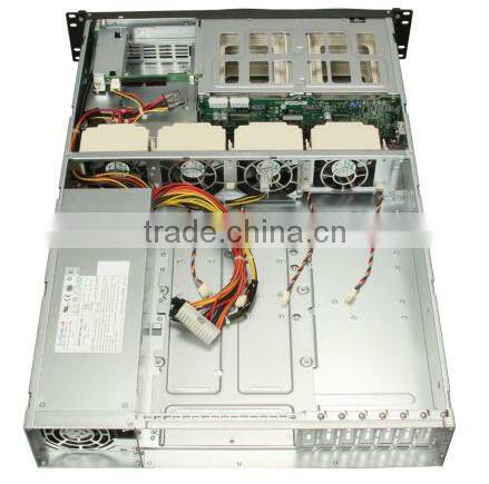 Superchassis CSE-822T-400LPB Black 2U Rackmount Server Case 400W Power Supply w/ PFC 1 External 5.25" Drive Bays