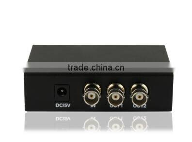 New SDI splitter 1x2 1080p to 1080i HD SDI Converter Video Extender powerline adapter