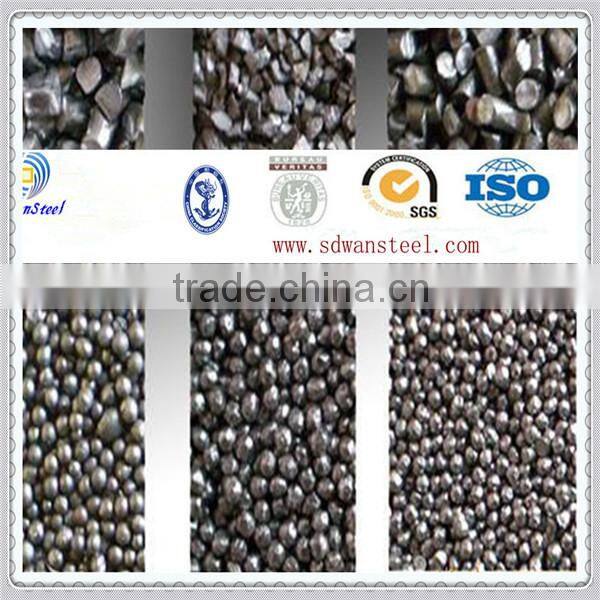 Various size of High quality zinc cut wire shot for shot blasting machine steel shot