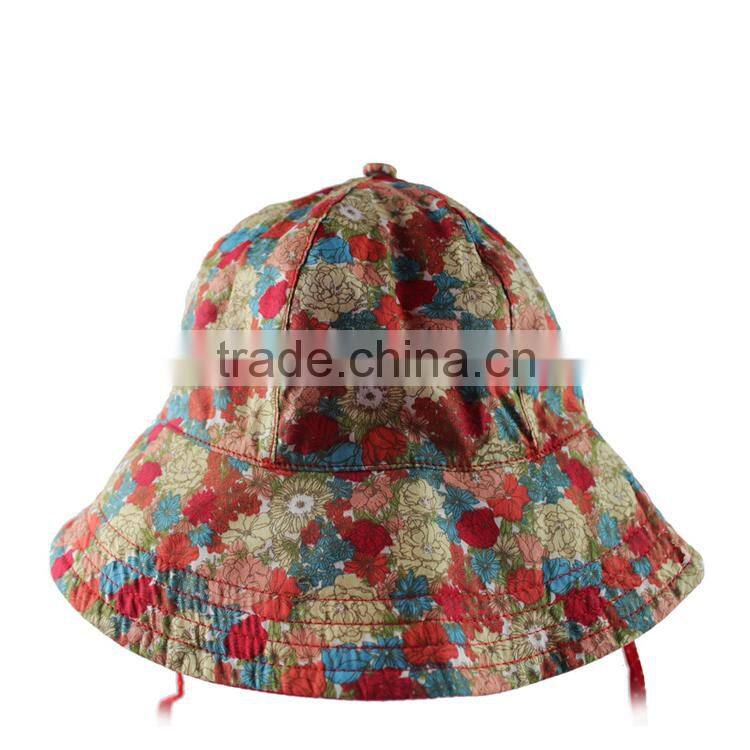 High quality mens brush cotton bucket hat with string