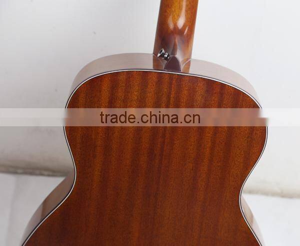 OEM chinese guitar sapele acoustic electric guitar L-4012-3