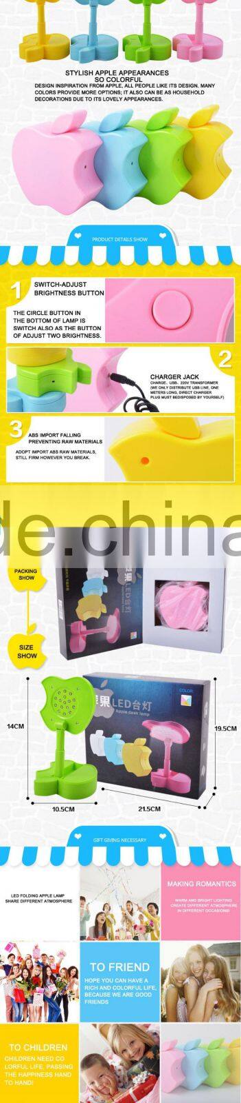 China gift items usb led desk lamp Christmas toys