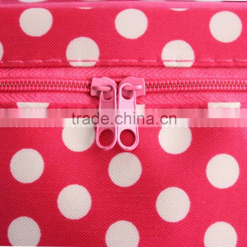 China Manufacturer New Design Handle Tote Makeup Bag Cosmetic