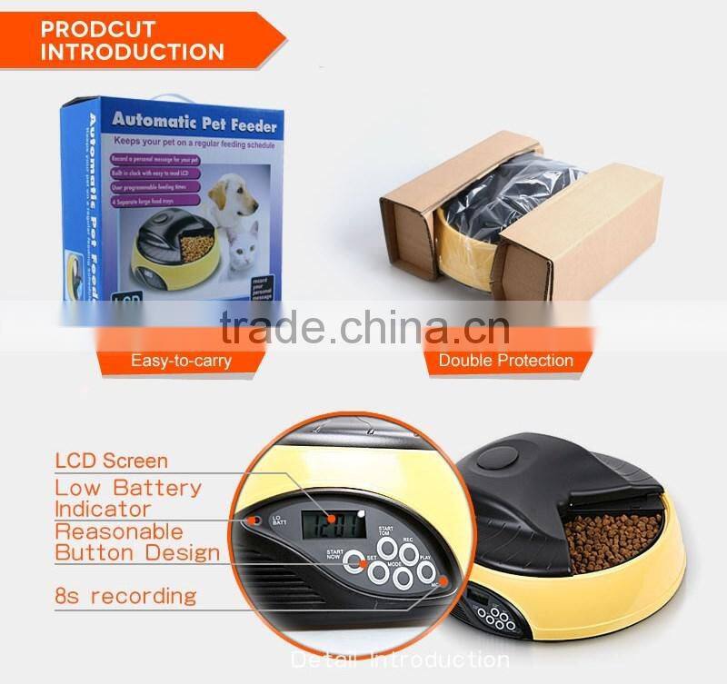 automatic dog feeding machine, automatic pet feeder