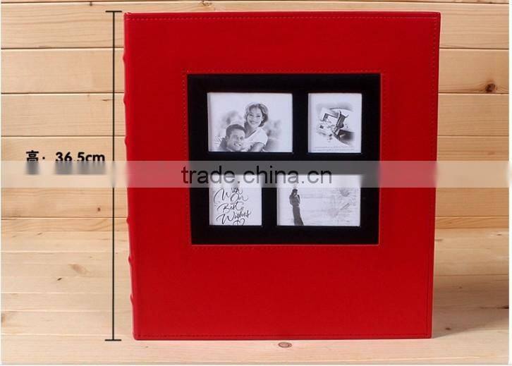 Fashionable photo album inside adhesive PVC sheet