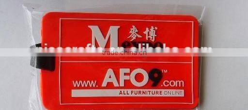 Custom Creative 2D baskball football shape cheap plastic luggage tags 3D logo name tags