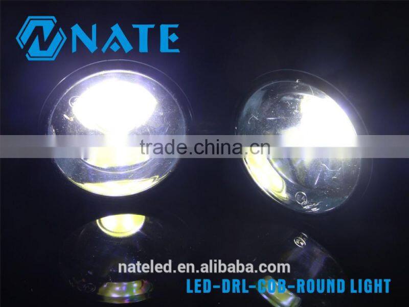 new product car led drl cob round light