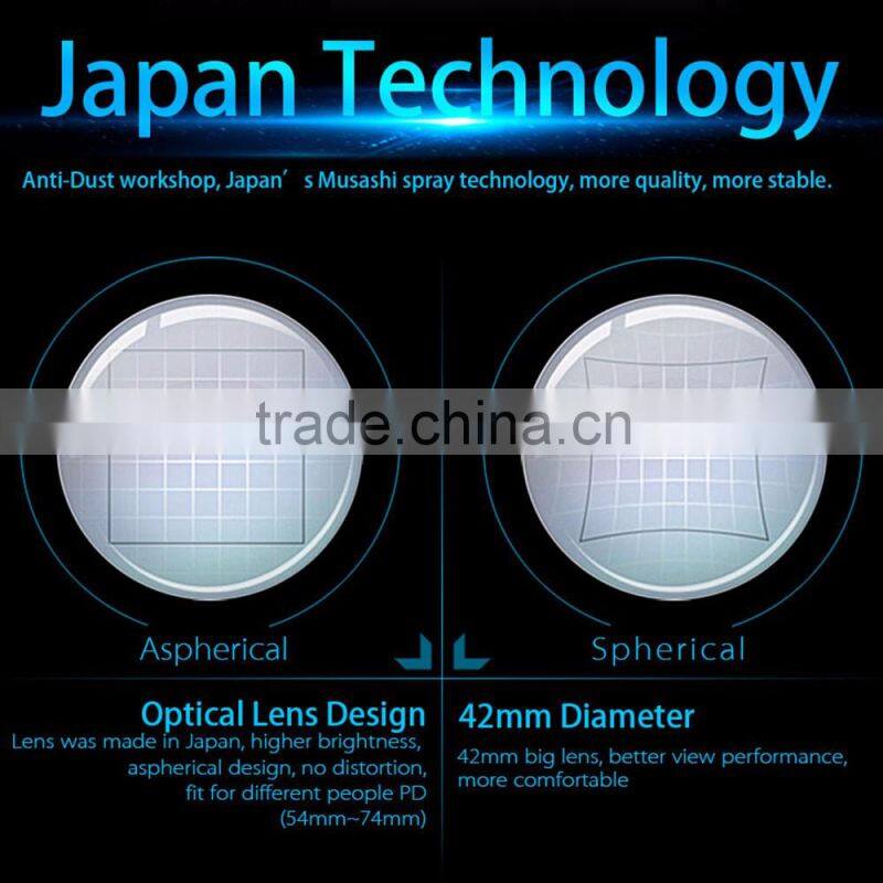 Newest technology vr box Generation Distance Adjustable VR Box 3D Glasses