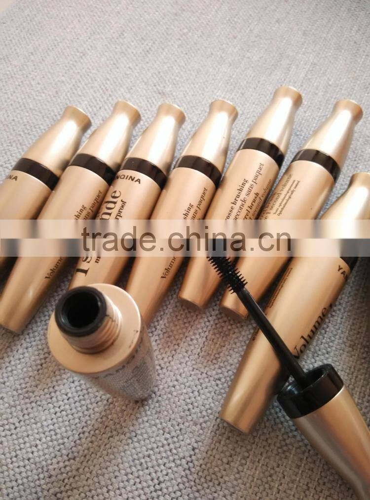 YANQINA Eyelash Extension Mascara Silicone Brush Curving Lengthening Waterproof Makeup 3D Mascara