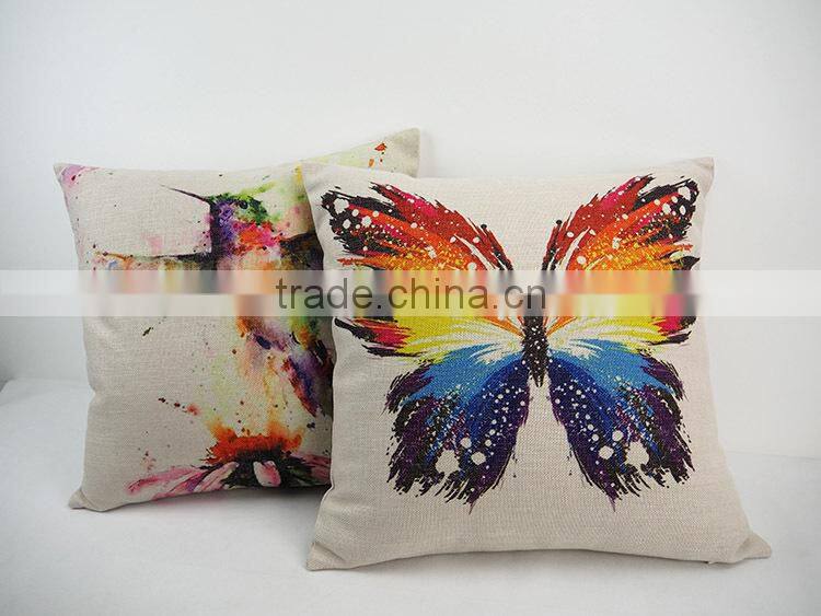 Plain linen/cotton cushion covers throw pillows 24 square pillow covers