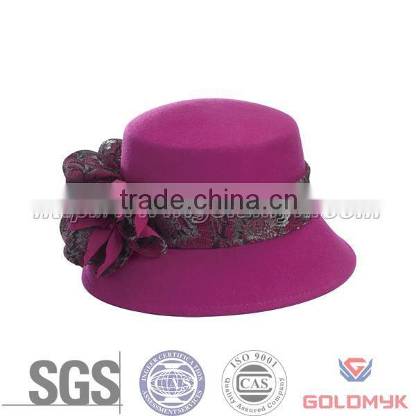 Fur felt woman's cap