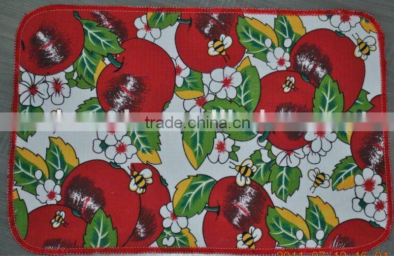 colorful design printed, good quality with cheap price door mat