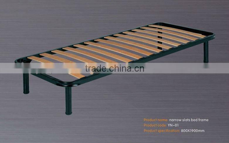 single broad board metal bed frame