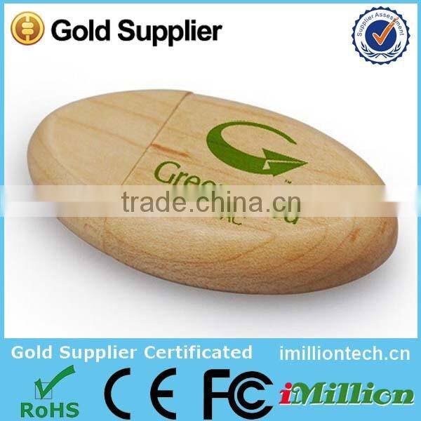 noble oem promotion gift usb set , EU standard natural wood high quanlity wood usb flash drive