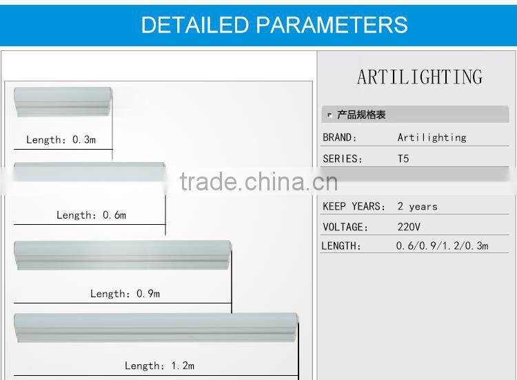Hot sales ultra bright t5 led replacement lamp tube 20w