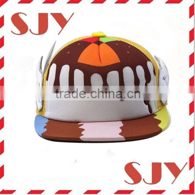 Flat bill baby hat wholesale kids custom snapback hat