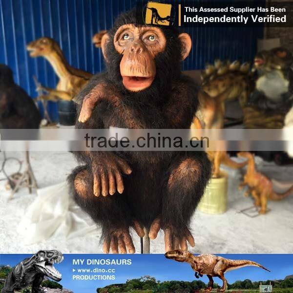 My-dino artificial resin monkey sculpture for amusement park