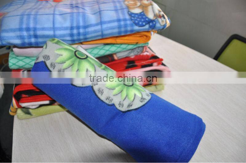 bed sheet polyester throw polar fleece blanket