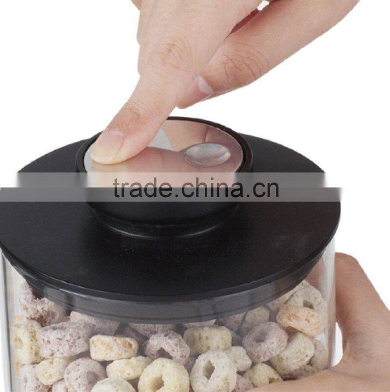 Sinoglass trade assurance press&seal 1000ml borosilicate glass food storage jar coffee storage jar