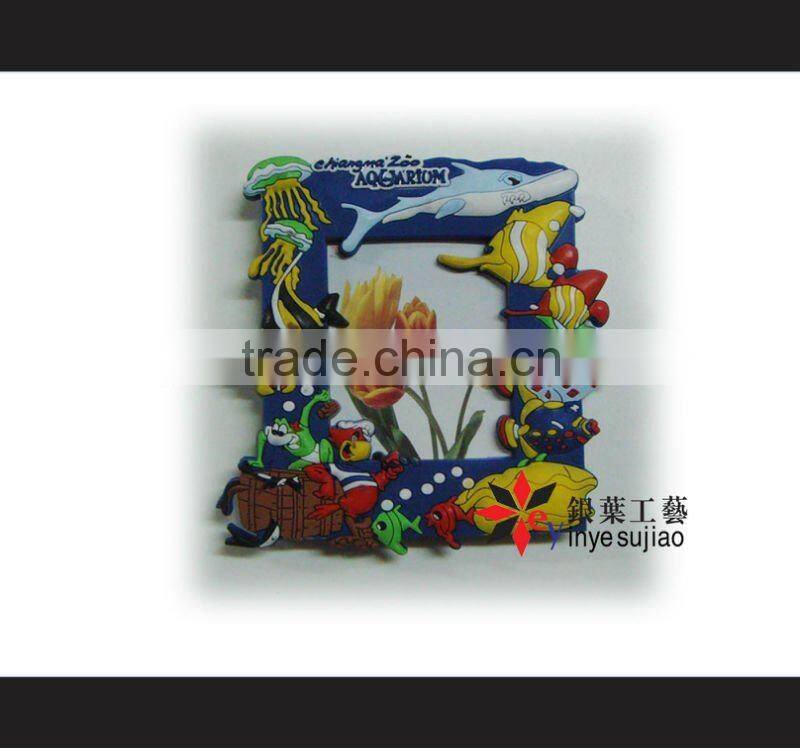 Customized Rubber 3d cute Photo Frame